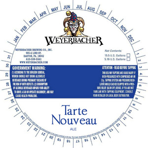 Weyerbacher Tarte Nouveau February 2014