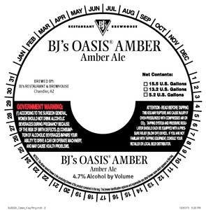 Bj's Oasis Amber 
