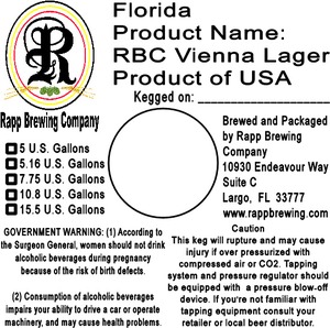 Rapp Brewing Company Rbc Vienna