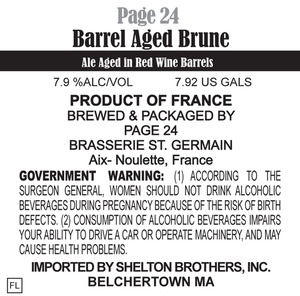 Page 24 Barrel Age Brune