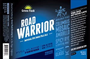 Green Flash Brewing Company Road Warrior February 2014