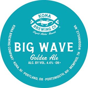 Kona Brewing Co. Big Wave February 2014