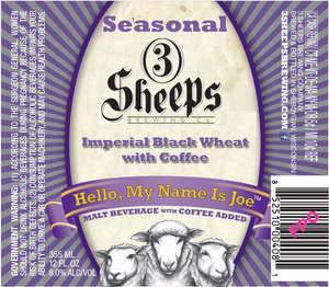 3 Sheeps Brewing Co. Hello, My Name Is Joe February 2014