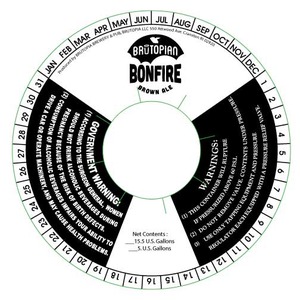Brutopian Bonfire Brown Ale 