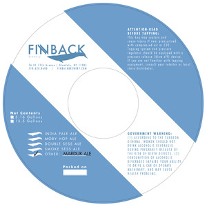 Finback Brewery Marduk Ale March 2014