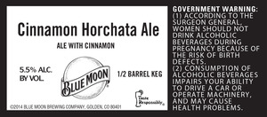 Blue Moon Cinnamon Horchata Ale