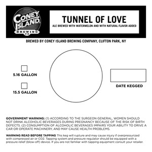 Coney Island Brewing Company Tunnel Of Love February 2014