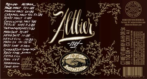 Widmer Brothers Brewing Company Altbier March 2014