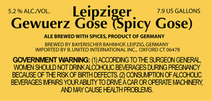 Bayerischer Bahnhof Leipziger Gewuerz Gose