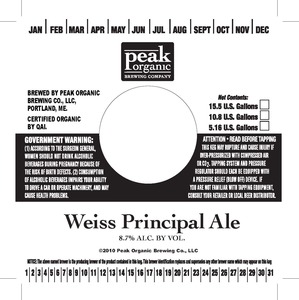 Peak Organic Weiss Principal March 2014
