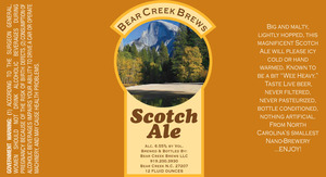 Bear Creek Brews Scotch