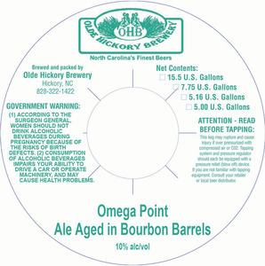 Olde Hickory Brewery Omega Point March 2014