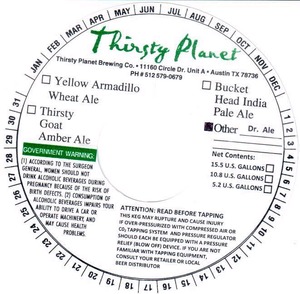 Thirsty Planet Brewing Co. Dr. March 2014