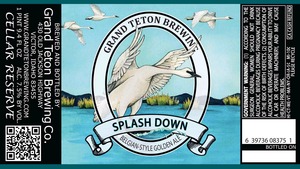 Grand Teton Brewing Company Splash Down