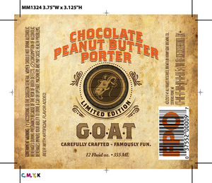 Horny Goat Brewing Co. Chocolate Peanut Butter Porter March 2014