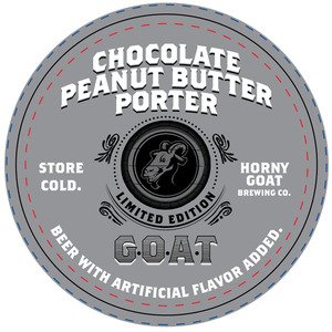 Horny Goat Brewing Co. Chocolate Peanut Butter Porter March 2014