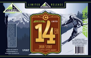 Eddyline Brewing 14'er Java Stout