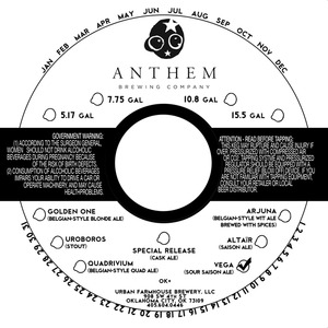 Anthem Brewing Company Vega
