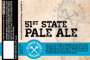 Klamath Basin Brewing Co. 51st State Pale