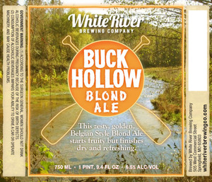 White River Brewibg Company Buck Hollow Blond Ale