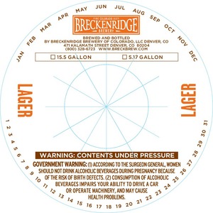 Breckenridge Brewery Lager