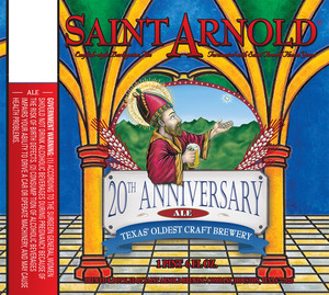 Saint Arnold Brewing Company 20th Anniversary Ale