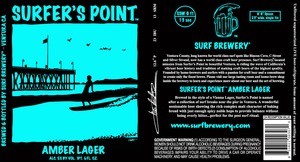 Surfer's Point Amber Lager March 2014