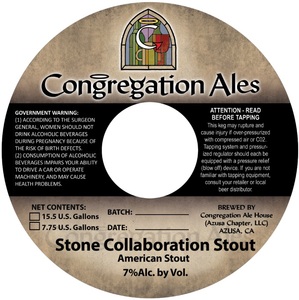 Congregation Ales Stone Collaboration Stout