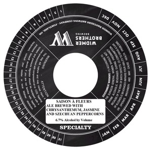 Widmer Brothers Brewing Company Saison A Fleurs March 2014