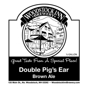 Woodstock Inn Brewery Double Pig's Ear March 2014