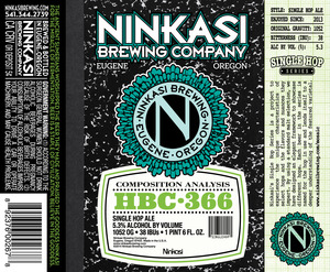 Ninkasi Brewing Company Hbc 366
