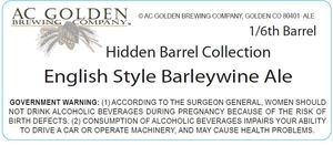 Hidden Barrel Collection English Style Barleywine March 2014