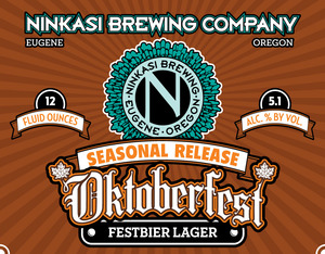 Ninkasi Brewing Company Oktoberfest March 2014