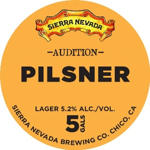 Sierra Nevada Audition Pilsner March 2014