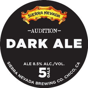 Sierra Nevada Audition Dark Ale March 2014