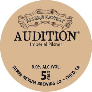 Sierra Nevada Audition Imperial Pilsner March 2014