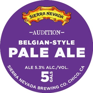 Sierra Nevada Audition Belgian-style Pale Ale