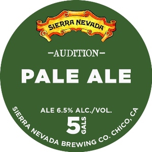 Sierra Nevada Audition Pale Ale March 2014
