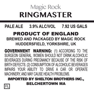 Magic Rock Ringmaster March 2014