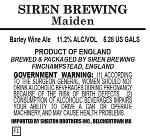 Siren Brewing Maiden March 2014