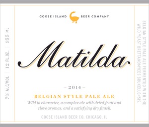 Goose Island Beer Co. Matilda