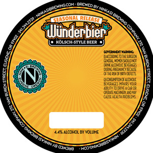 Ninkasi Brewing Company WÜnderbier March 2014