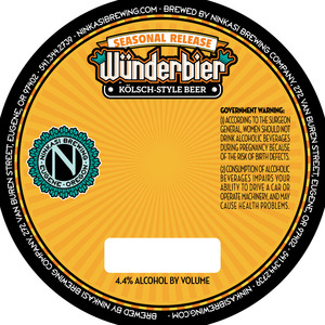 Ninkasi Brewing Company WÜnderbier