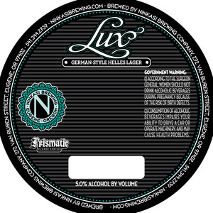 Ninkasi Brewing Company Lux