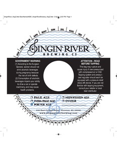 Singin' River Brewing Company March 2014