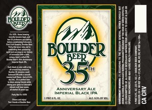 Boulder Beer 35th Anniversary Ale March 2014