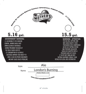 Mother's Brewing Company Londons Burning March 2014