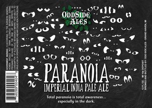 Odd Side Ales Paranoia March 2014