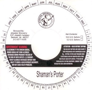 Atwater Brewery Shaman's