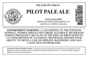 Highland Brewing Co. Pilot Pale